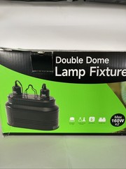 Double Dome Lamp Fixture 160W x 2 Reptile