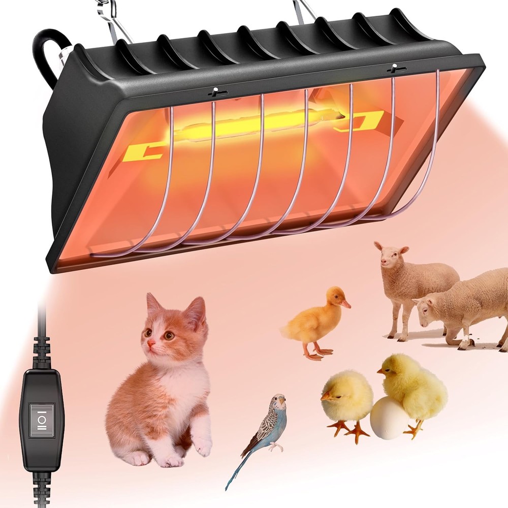Heat Lamp Chickens 250W Chicken Heat Lamp Brooder Heater Chicks Hanging Light