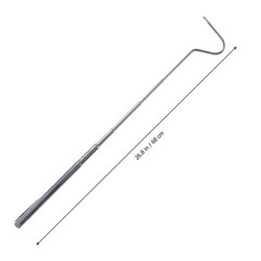 Stainless Steel Retractable Snake Hook Tool 68 cm For Reptile Handling