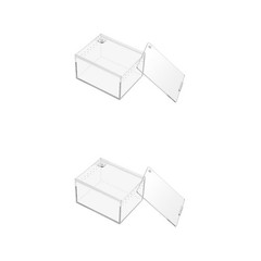 2 PCS Spider Breeding Box Scorpion Tank Reptile Crawling Pet Container