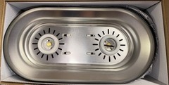 Dual Reptile Light Fixture with Timer & PID Dimming Thermostat