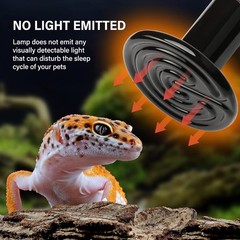2-Pack 100W Infrared Ceramic Reptile & Poultry Heat Lamps