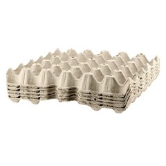 20 PCS 30 Count Gray White Egg Cartons, 12x12x2Inch Paper Pulp Egg Crates, Ca…