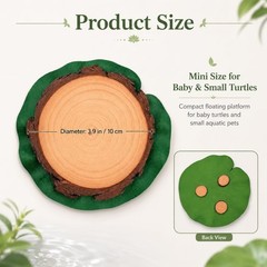 MHLLGN 2pk Mini Turtle Basking Platform Floating Dock