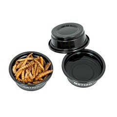 MRTIOO 100 pcs 0.5oz Crested Gecko Food and Water Feeding Cups, Reptile other
