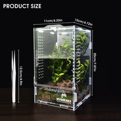 Acrylic Jumping Spider Habitat, Insect Terrarium, Bug Enclosure, Praying Mant…