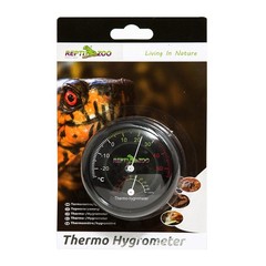 REPTI ZOO Reptile Terrarium Thermometer Hygrometer Dual Gauges Pet Rearing…