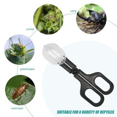 2Pcs Stainless Steel Feeding Tongs, Reptile Feeding Tweezers Long Handle Feed…