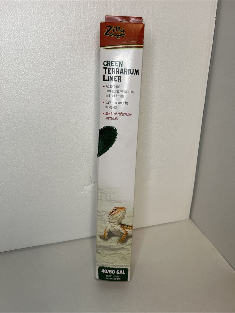 Zilla Green Terrarium Liner 40/50 Gallon Tanks – (17.25″L x 35.25″W)