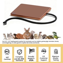Small Animal Heating Pad, Small Animal Bed, Outdoor/Indoor Winter Thermal Hea…