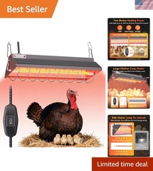 300W Chicken Heat Lamp – Fire-Safe Design with Adjustable Height