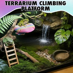 Mushroom Reptile Tank Decor Mushroom Climbing & Resting Platform Habitat Tree