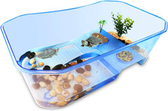 Turtle Tank Aquarium – Reptile Habitat, Turtle Habitat, Reptile Aquarium Tank fo