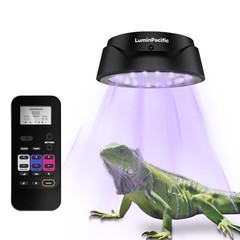 LuminPacific UVB Reptile Light Remote Control Dimmable Timer UVA
