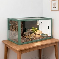 120 Gallon Reptile Tank 4x2x2 Terrarium Enclosure Reptile Vivarium Glass Cage