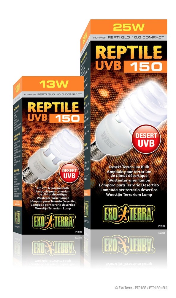 Exo Terra Reptile UVB 150 Compact Lamp