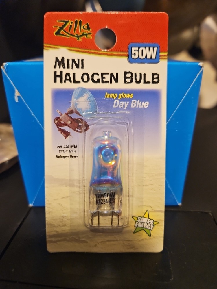 Zilla Mini Halogen Bulb Day Blue 50W NEW