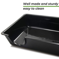 Reptile Hide Box Secure Safe Gecko Snake Durable Easy Clean Large 9.5×6.7×2.2
