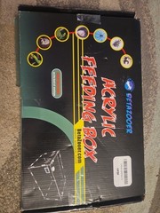 Reptile Terrarium Breeding Tank Acrylic Reptile Feeding Box with Temperature …