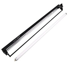 Aiicioo 22″ T5 UVB 24W Lighting Combo Kit – Desert 10.0 Terrarium Hood