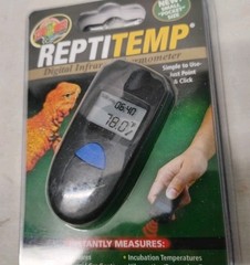 Zoo Med Labs ReptiTemp Digital Infrared Terrarium Reptile Thermometer SEALED