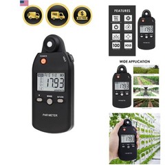 Quantum PAR Meter Full-Spectrum High Precision PPFD Tester for Photosynthetic…