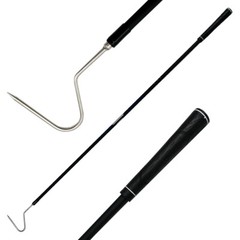 Dutypro 44in Snake Hook Tongs Grabber Rattlesnakes Python Copperhead catching