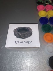 1/4 oz gecko silicone food bowl
