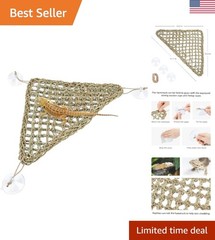 Seaweed Triangle Reptile Hammock & Lounger for Snakes and Lizards, 17”x12.5”