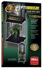 ZOO MED REPTIBREEZE STAND WITH SHELF – SMALL – 17.5 x 16.25 x 27.75 IN