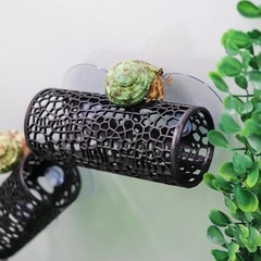 2 Pack Reptile Hide W/ Suction Cups Hollowed-Out Hideout & Caves Hermit Crabs