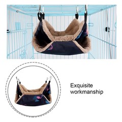 Pet Hammock, Rat & Rabbit Plush, Chinchilla Swing Nest, Small Pet Cage Hammoc…