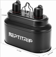 Dual Reptile Light Fixture with Timer & PID Dimming Thermostat