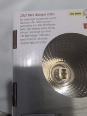 Zilla Halogen Mini Dome Light & Heat Reptile Lamp Fixture NEW