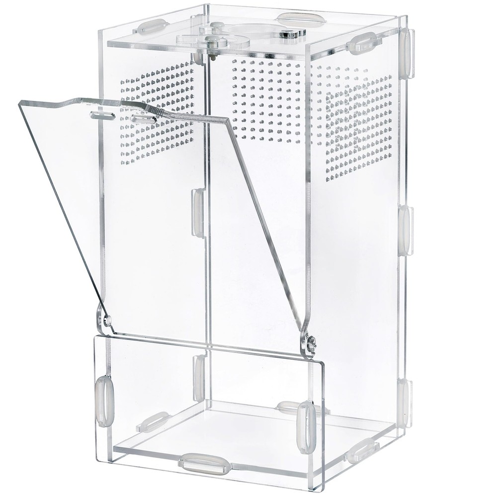 VERTUPET Jumping Spider Enclosure | 360° Clear View | Durable Acrylic