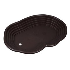 Turtle Habitat Accessories Frog Water Dish Reptile Bathing Pool Terrarium Bowl