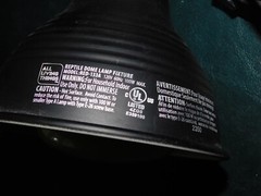 All Living Things 5.5 inch deep Reptile dome lamp fixture 100W includes Bulb