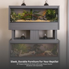 Target Large Grey ECOFLEX VIVARIUM Stacking Reptile Habitat with Warranty