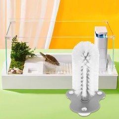 2 Pcs Turtle Cleaning Brush Reptile Accessories Aquarium Cup