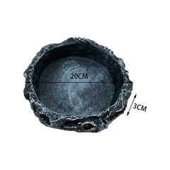 2x Reptile Feeder Reptile Water and Food Bowls for Frog Snake Leopard Gecko