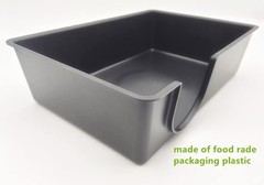 Space-Saving Snake Hide for Snakes & Small Pets – Stylish Black Design M Size