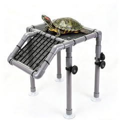 Large Turtle Basking Platform for Aquatic Turtles, Sturdy Standing Turtle Doc…
