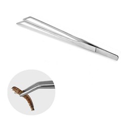 alfyng 15 Inch Reptile Feeding Tongs Long Tweezers Cricket Clamp Bug Scooper, 3