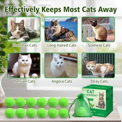 12 Pack Cat Deterrent Outdoor Indoor, Protect Garden Yard Furniture