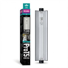 T5 UVB Reptile Light Fixture Kit 12″ Long 8 Watts 7% UVB ShadeDweller – Compl…