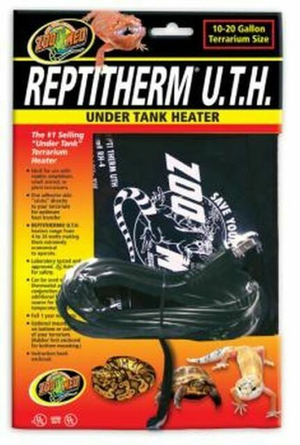 Zoo Med RH-4, 10-20 Gallon ReptiTherm Under Tank Heater Reptiles