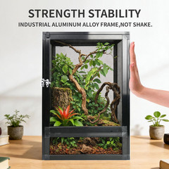33 Gallon Vertical Reptile Cage for Chameleons, Geckos, and Lizards