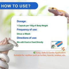 NUTRIARISE Reptile Vitamin A Supplement – Eye Health Support for Lizards,…