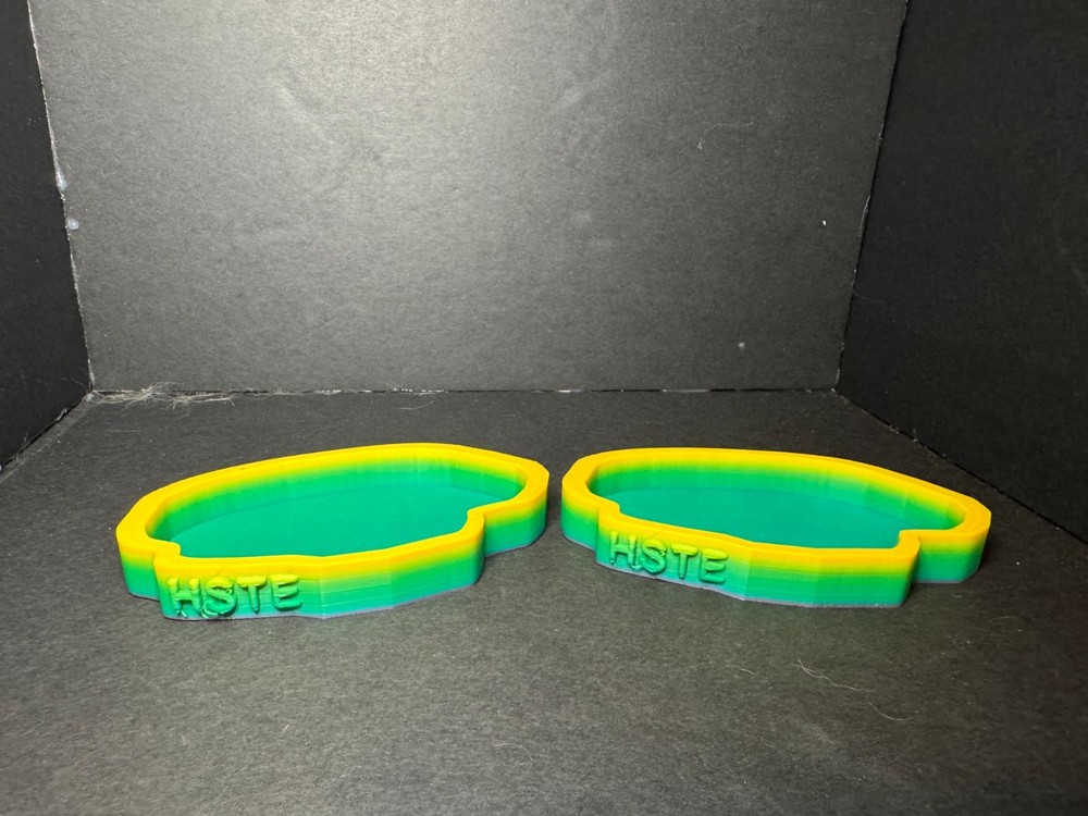 Custom 3D Printed Reptile Food or Water Dish – Leaf Style by HSTE