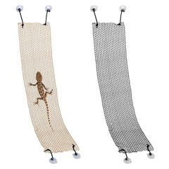 2 Pack Bearded Dragon Hammock, Collapsible Reptile Hammock Lounger Suitable f…